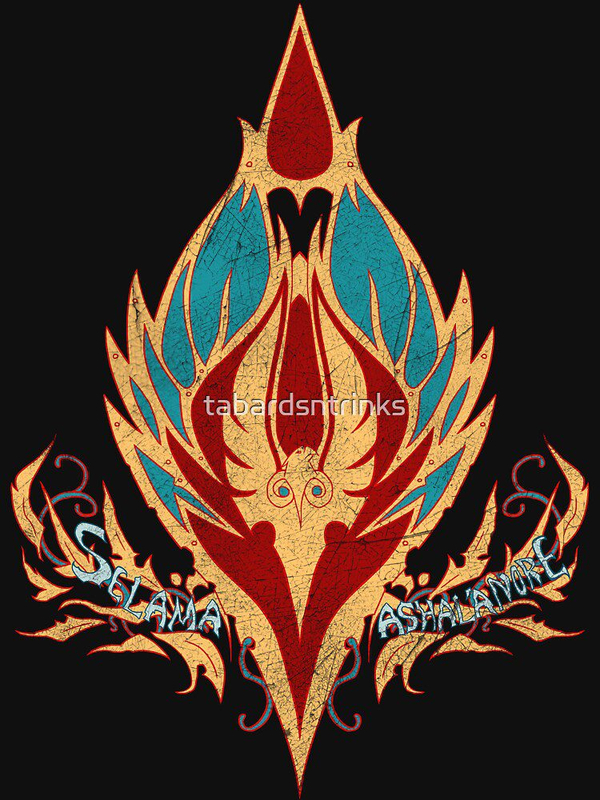 تی شرت ورلد اف وارکرافت | Crest of the Sin dorei (Style 2) Essential