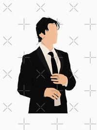 تی شرت کلاسیک فایبر | Damon Salvatore