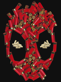 تی شرت کلاسیک ددپول | Dead Guys Shell Cases Face Perfect Gift