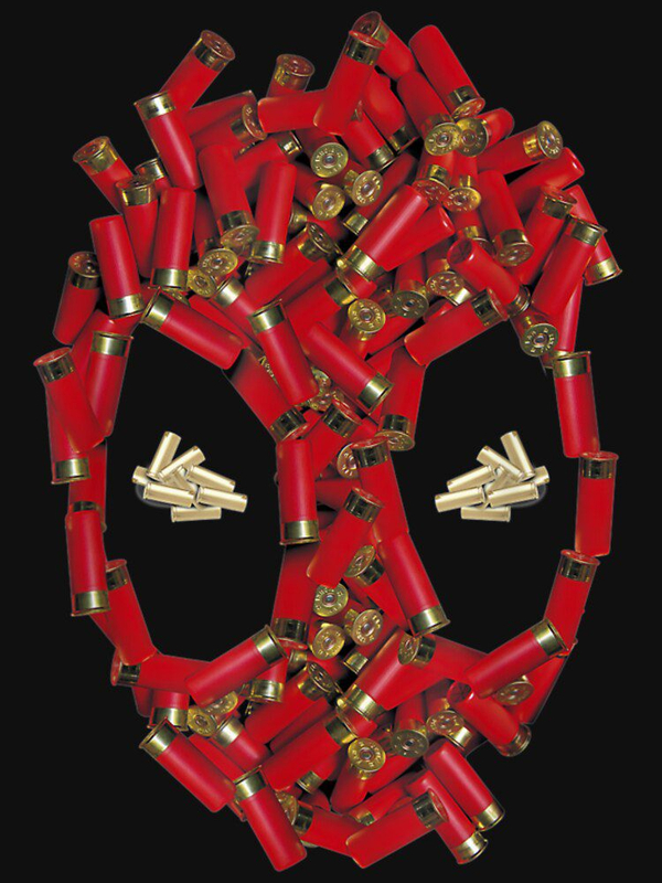 تی شرت کلاسیک ددپول | Dead Guys Shell Cases Face Perfect Gift