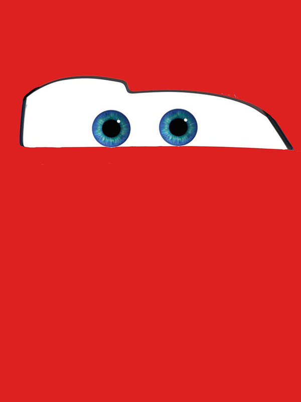 تی شرت کلاسیک طرح ماشین ها | Lightning McQueen Eyes