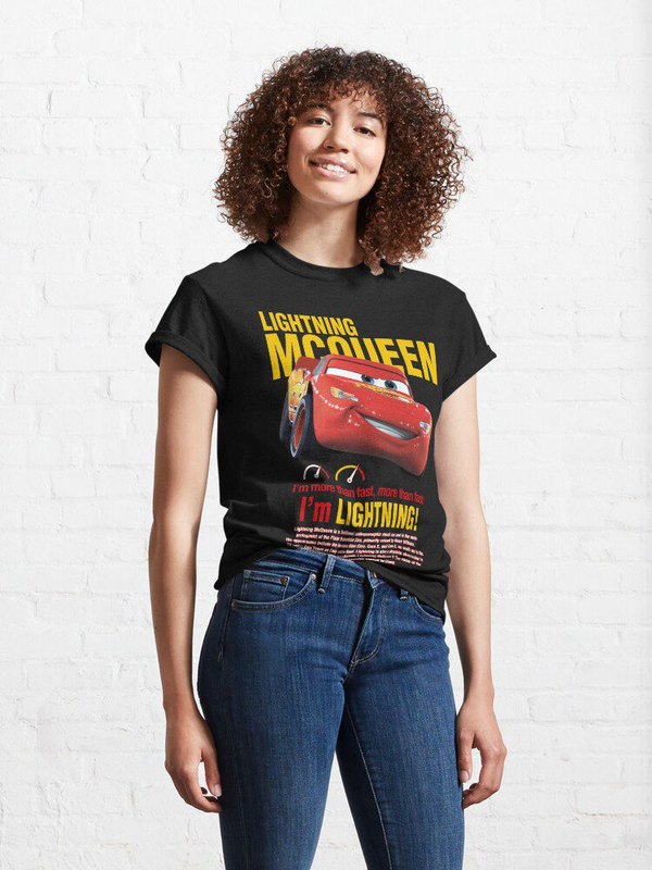 تی شرت کلاسیک طرح ماشین ها | Lightning Mcqueen