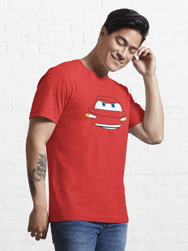 تی شرت طرح ماشین ها | Lightning Red Essential T-Shirt