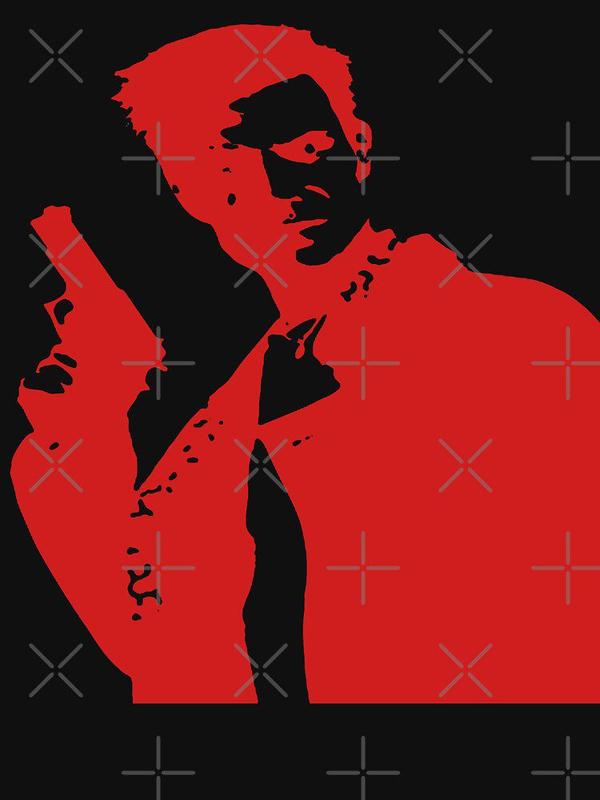 تی شرت کلاسیک طرح مکس پین | Dark Red Version (Transparent)