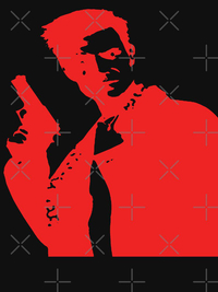 تی شرت کلاسیک طرح مکس پین |  Light Red Version (Transparent)