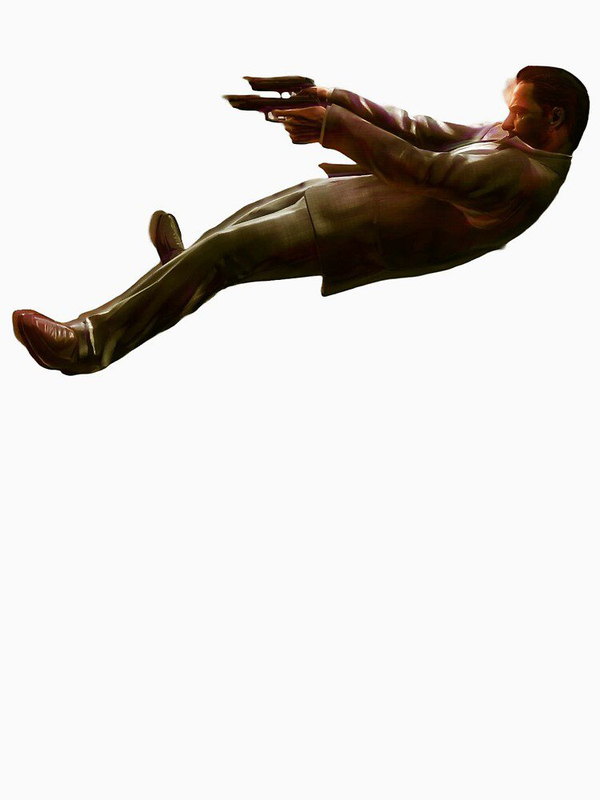 تی شرت کلاسیک طرح مکس پین | Max Payne shootdodge