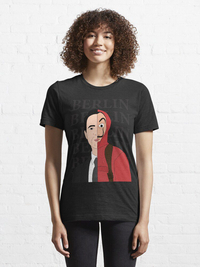 تی شرت طرح سرقت پول | Berlin Essential T-Shirt