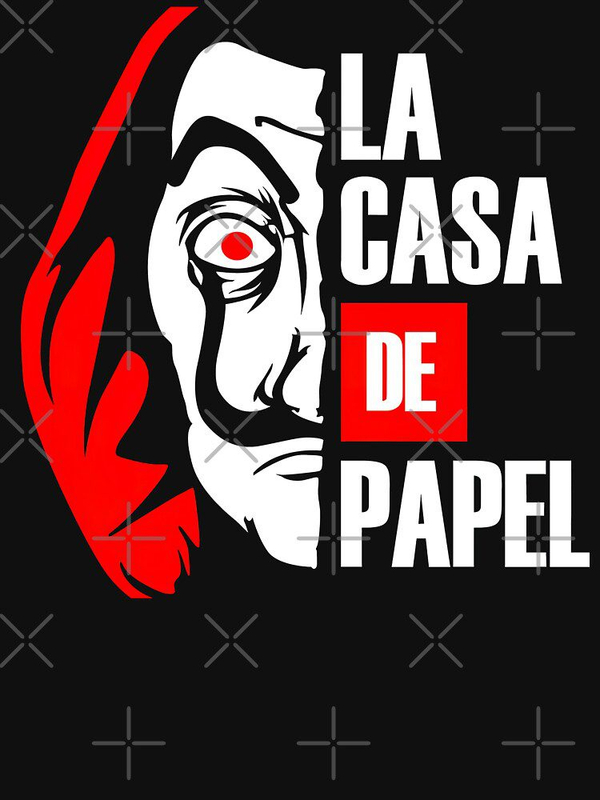 تی شرت کلاسیک سرقت پول | Money Heist  La Casa De Papel  Money Heist NetFlix