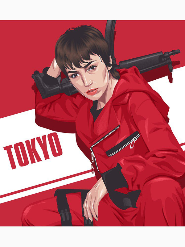 تی شرت کلاسیک سرقت پول | Money Heist Tokyo