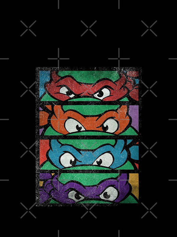تی شرت گرافیکی لاک پشت های نینجا | Ninja Turtles Cartoon Graphic