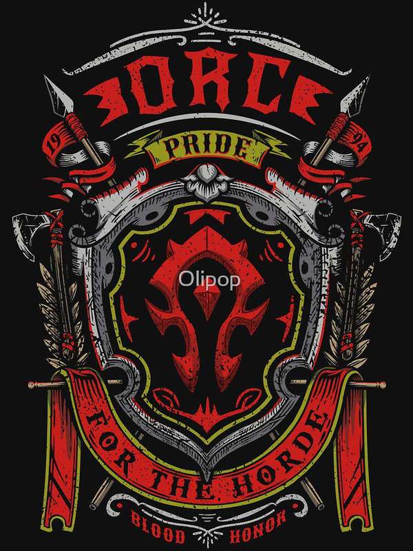 تی شرت کلاسیک ورلد اف وارکرافت | Orc Pride v2
