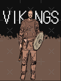تی شرت کلاسیک وایکینگ ها | Ragnar Lothbrok
