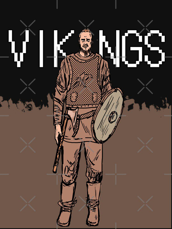 تی شرت کلاسیک وایکینگ ها | Ragnar Lothbrok
