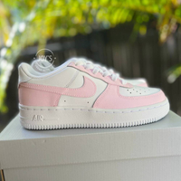 کفش ایرفورس ساق بلند کاستوم | Bubble Gum Pink Custom