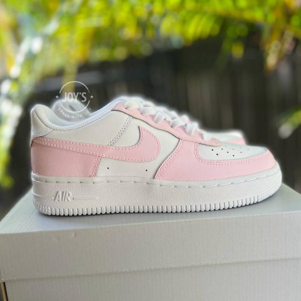 کفش ایرفورس ساق بلند کاستوم | Bubble Gum Pink Custom