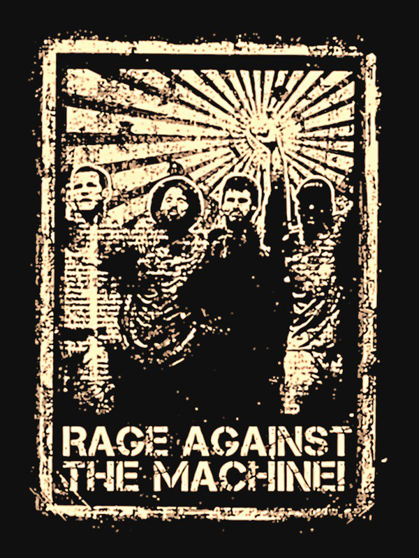 تی شرت سیستم او ا داون | Rage Against The Machinei Vintage 70S Classic