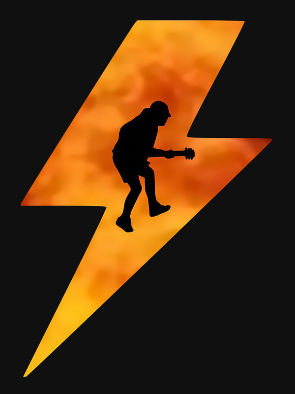 تی شرت ای‌سی دی‌سی | Angus Young High Voltage Essential