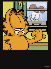 تی شرت گارفیلد | Garfield Odie Garfield Window