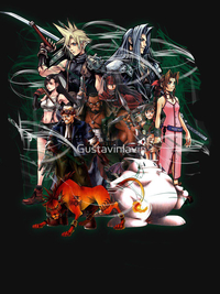 تیشرت فاینال فانتزی | Final Fantasy VII - Collage Essential