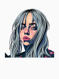 تیشرت بیلی ایلیش | Billie Eilish fan art