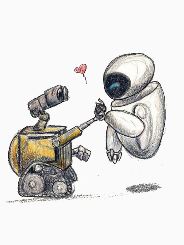 تیشرت وال ای | Wall-e Illustration Classic