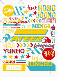 تی شرت آتیز | ATEEZ COLLAGE