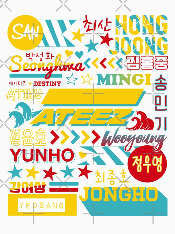 تی شرت آتیز | ATEEZ COLLAGE