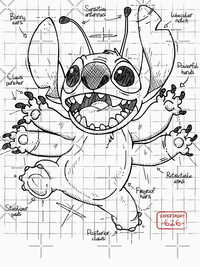 تیشرت لیلو و استیچ | Experiment 626 - Fanart