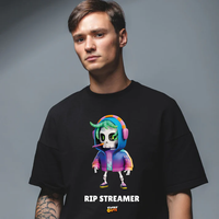 تیشرت Stumble Guys طرح RIP Streamer