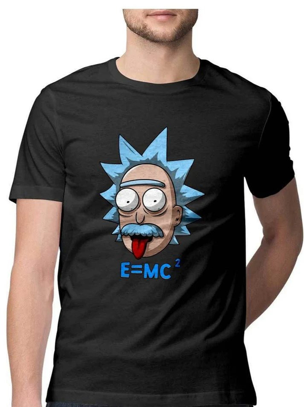 تی شرت طرح ریک و مورتی | E = MC2 Einstein funny T-Shirts