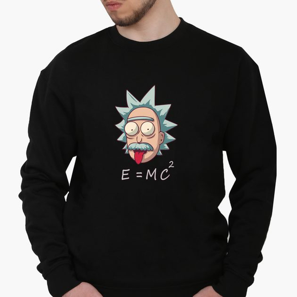 سویشرت طرح ریک و مورتی | E = MC2 Einstein funny T-Shirts