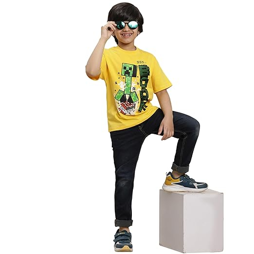 تی شرت طرح ماینکرافت | Minecraft Printed Boy s T-Shirt
