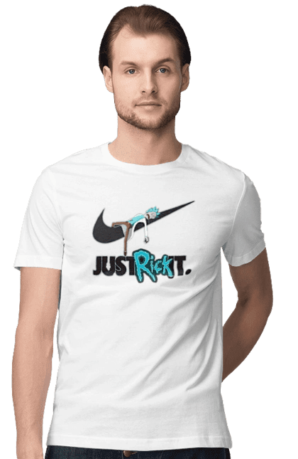 تی شرت طرح ریک و مورتی | Nike just Rick it shirt