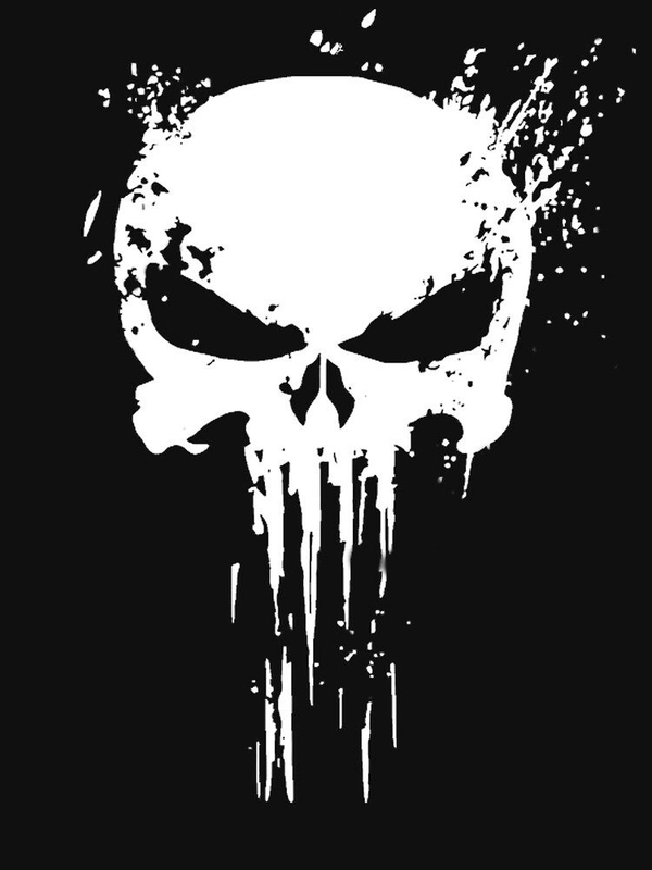 تی شرت طرح اسکلت هنری پانیشر | Skull Basher Essential T-Shirt
