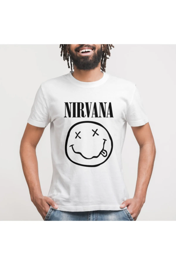 تیشرت نیروا طرح آدمک nirvana