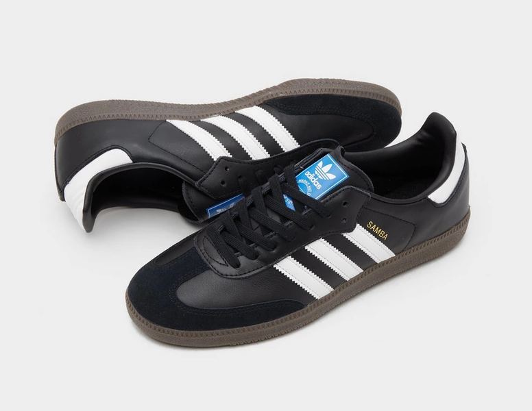 کفش اسپرت کتانی آدیداس سامبا زنانه و مردانه مشکی samba adidas blackk