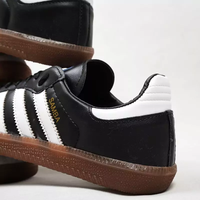 کفش اسپرت کتانی سامبا زنانه و مردانه مشکی طوسی samba Black Gum