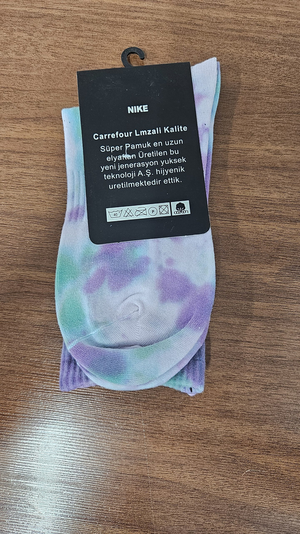 جوراب نایک ساق بلند آبرنگی Nike High Top Socks Custom