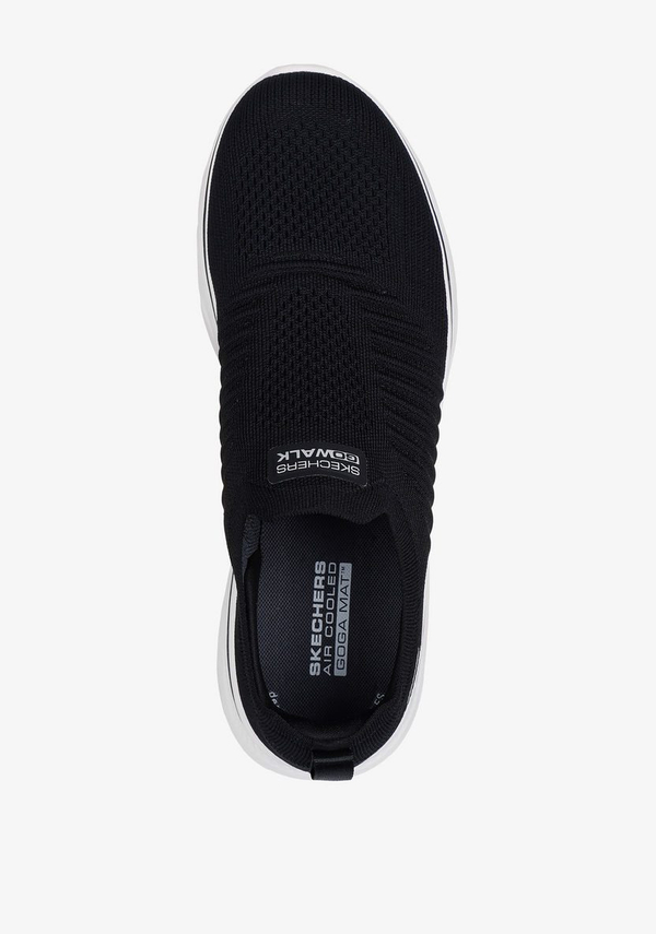کفش کتونی طبی اسکیچرز جورابی مشکی skechers