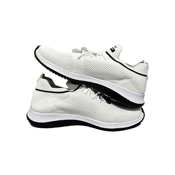 کفش کتونی طبی اسکیچرز جورابی سفید skechers