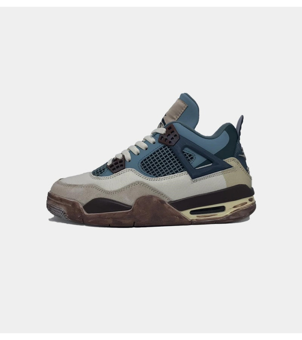 کتونی جردن ۴ آبی مدل 1 رترو اصل | ساقدار Nike air jordan 4