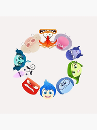 توت بگ طرح inside out