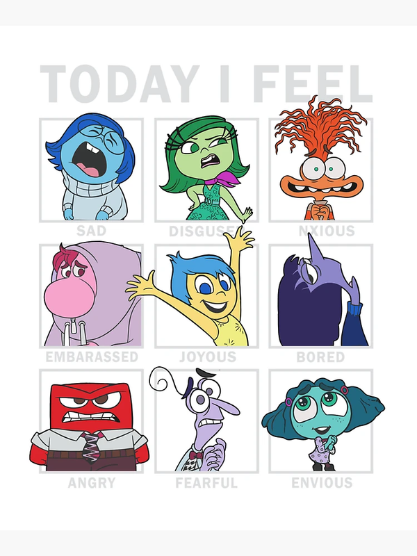 توت بگ طرح Inside Out Today I Feel