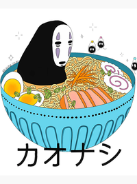 توت بگ طرح No Face In Ramen Spirited Away