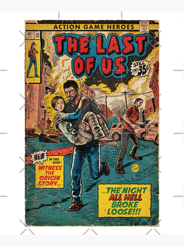 توت بگ طرح The Last of Us - Intro comic cover fan art