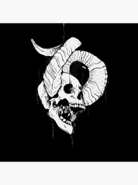 توت بگ طرح Skull with horns