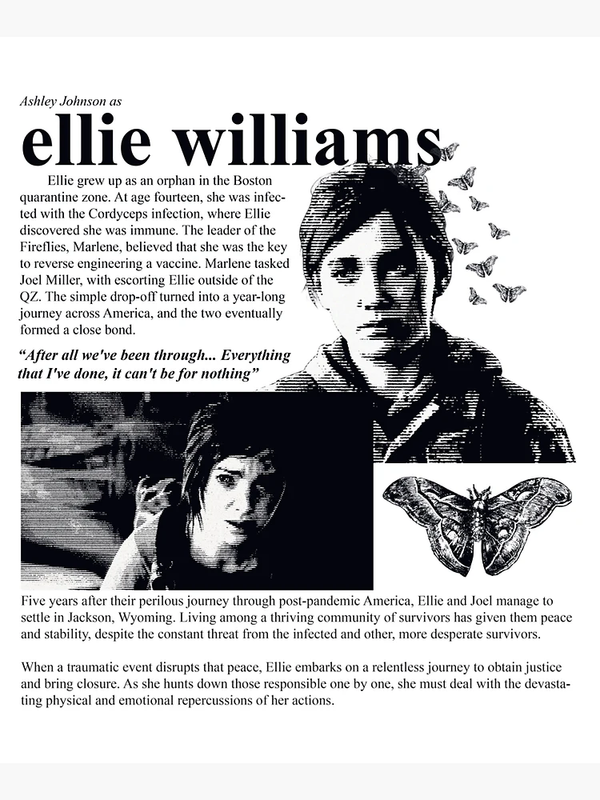 توت بگ طرح Ellie Williams