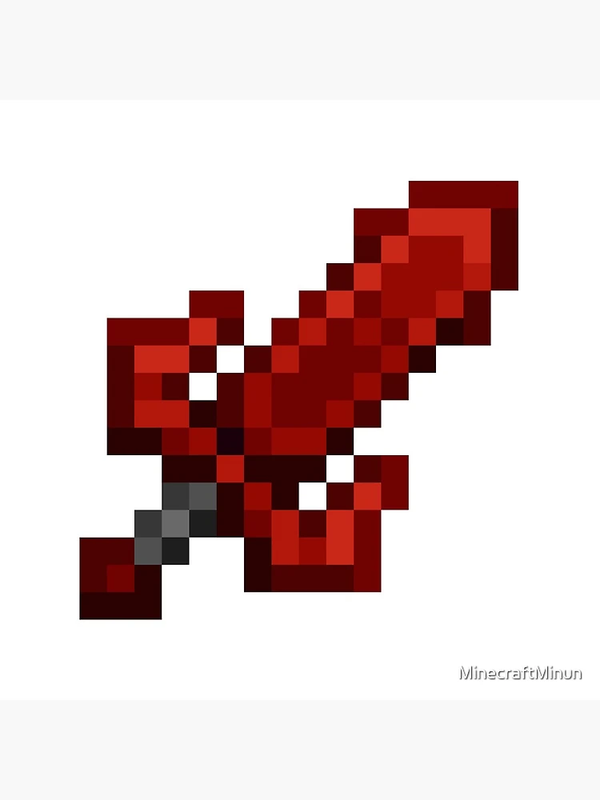 توت بگ طرح Dragonrock Sword - MinunCraft - Pixel Art