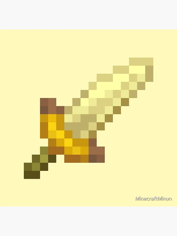 توت بگ طرح Banana Blade - MinunCraft - Pixel Art