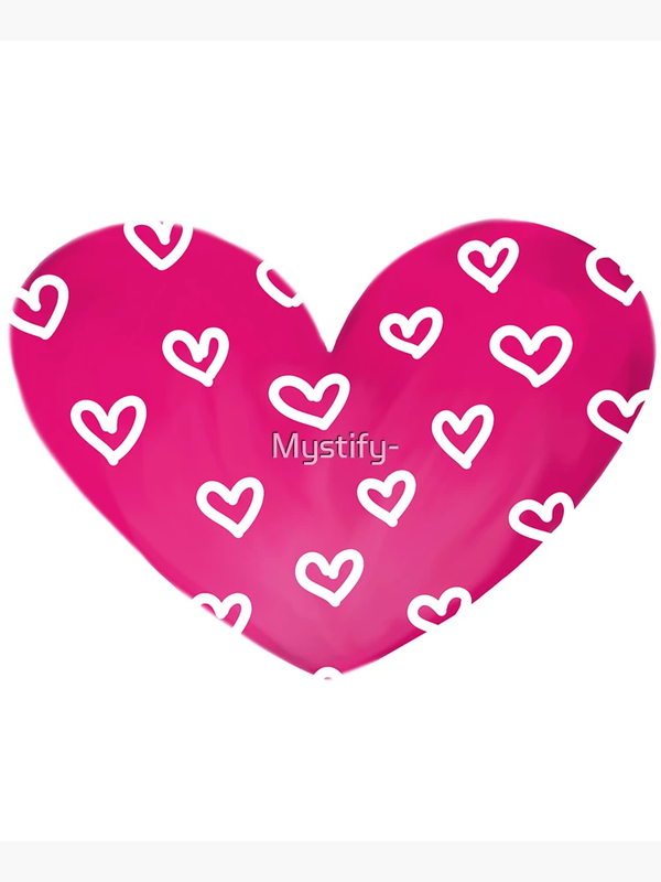 توت بگ طرح Pink and White Patterned Heart